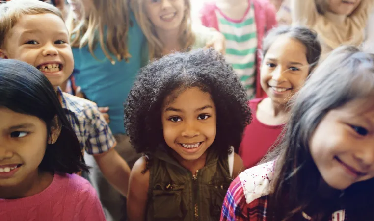 children smiling