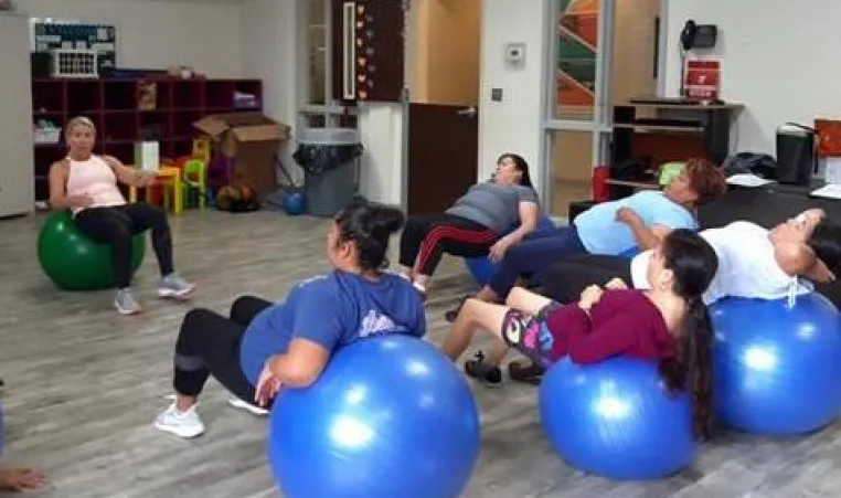 Minority Diabetes Prevention Program participants exercise