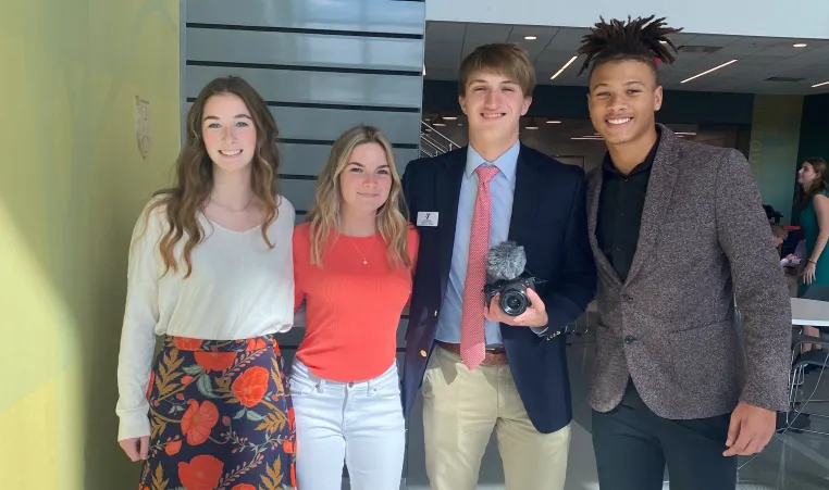 Teen leaders at Youth and Government Preconference