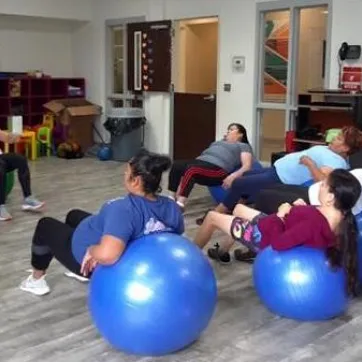 Minority Diabetes Prevention Program participants exercise