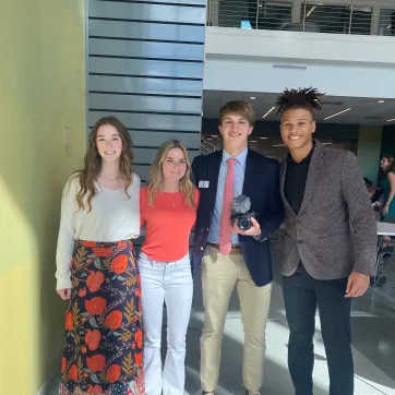 Teen leaders at Youth and Government Preconference