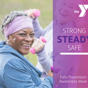 picture of a women talking about preventing falls