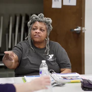 YMCA staff teaching Diabetes Prevention Program 