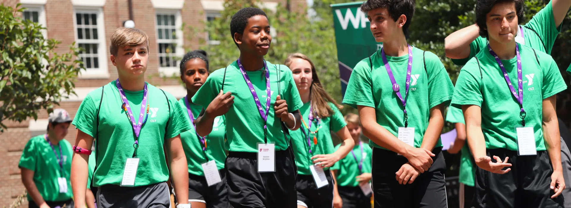 Y teens at William Peace University in Raleigh